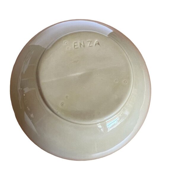 Vtg Studio Vase Ceramic Round 6 x 5 1/2 Cream Hand Made MCM - Picture 5 of 6